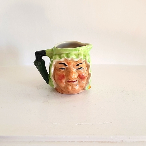 Vintage ARTONE England Hand Painted Double Sided Miniature Toby Jug Female - Picture 2 of 4